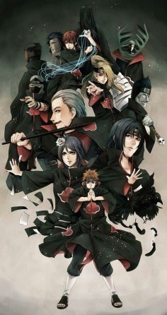 Akatsuki - I was amazed to see how this organization's path changed so drastically.