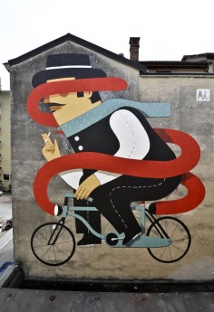 all things bike,  The art of Agostino Iacurci