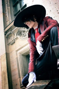 Alucard from Hellsing, this guy from deviant art I don't remember his name ;-; but he has an awesome Cosplay