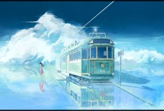 Amazing artwork in the Japanese animated movie, Spirited Away, it is all hand drawn, mesmerizingly beautiful