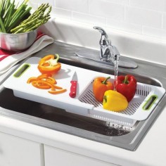 An Adjustable Over-the-Sink Cutting Board | 33 Insanely Clever Things Your Small Apartment Needs