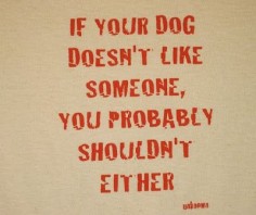 and love who your dog does !