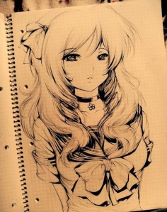 anime drawing - 55 Beautiful Anime Drawings
