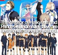 Anime facts | omg No wonder they're so beautiful XD #haikyuu #princeofstride