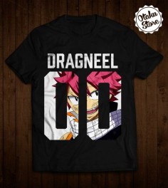 Anime Fairy Tail / Dragneel t-shirt. Anime DTG print.