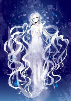 anime girl as mermaid