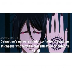 Anime: Kuroshitsuji {Black Butler} Character: Sebastion Michaelis