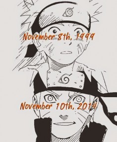 Another masterpiece soon to end ；＿； . On November 10th I'm gonna wear my Naruto shirt.
