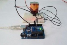Arduino 88 LED Matrix using MAX7219