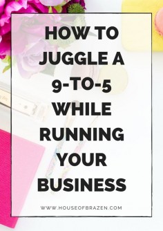 Are you currently working in a 9-to-5 or part-time job while building your business or side-hustle? Whether you want to make a full-time living from your business or you want some extra passive income while you work, click here to learn a few clever tips on how to juggle both of them.