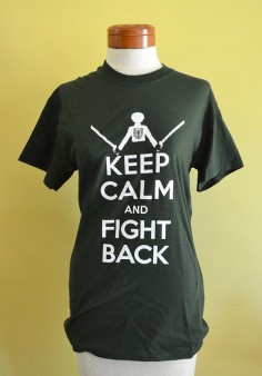 Attack on Titan  Keep Calm and Fight Back Tshirt by helloneko, $