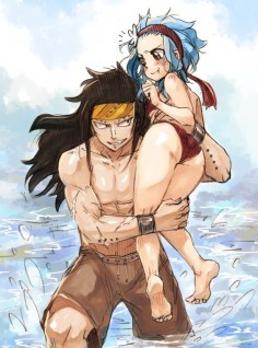 Aw, Gajeel and Levy ❤