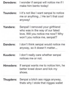 Awesome description of the dere types!