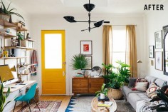 Awesome small living room transformation in New Orleans | west elm