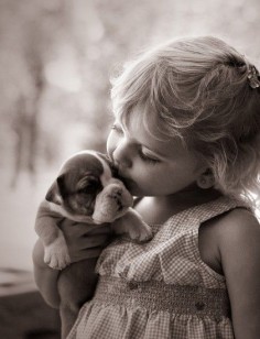 babies and puppies, the way into anyone's heart