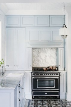 baby blue cabinets
