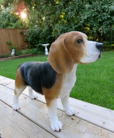 Beagle Dog Standing Figurine