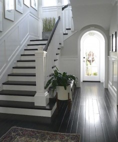Beautiful front hall and staircase