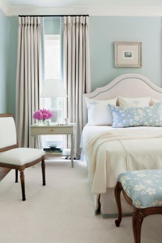 BeautifulBlue Bedrooms: Neutral Blue Master Bedroom