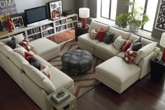 Beckham Sectional by Bassett Furniture. Double the space, double the fun! Customize your sectional with over 1,000 fabrics!