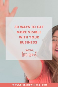 Being seen is a huge struggle for bloggers. Here are 30 unique and creative ways to get noticed online and in person