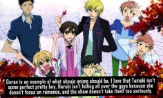 Besides, they occasionally break the fourth wall -- and it's more comedy than anything. XD LVE OURAN