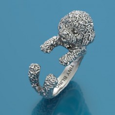 Bichon Breed Jewelry Cuddle Wrap Ring