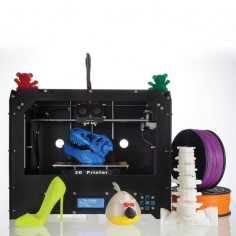 Black 3D Printer for Makerbot Replicator 2 Dual Extruders #3dprinters #3dprinter #3d