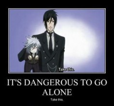 Black Butler ~ Pluto in clothing is cute, too.