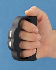 Blast Knuckles deliver 950,000 volts  Nice for personal protection.
