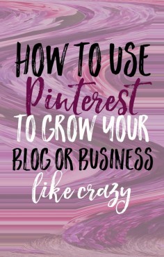 Bloggers and business owners alike NEED to be using Pinterest in order to grow their brands. If you're wondering how to go about that, check out how you can use Pinterest to grow your online presence and see your page views sky rocket.