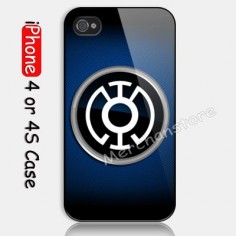 Blue Lantern Corps Logo Custom iPhone 4 or 4S Case Cover | Merchanstore - Accessories on ArtFire