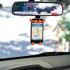 Bondi - holds your cell phone exactly where you can see; great idea especially when using phone as GPS- this would be a great stocking stuffer