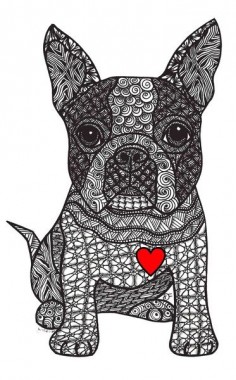 Boston Terrier Art Print