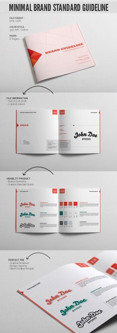 Brand Guideline Template on Behance.