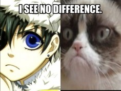 Ciel Phantomhive and grumpy  see no difference