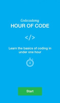Codecademy: Hour of Code app gets you started by introducing you to the basic concepts behind the apps on your phone.