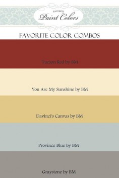 Color Combinations for Tucson Red | Favorite Paint Colors Blog