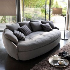 Comfortable but still extremely good looking. It makes me want an apartment with more than one room so I can have more than one couch.