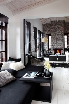 contemporary elegant living room