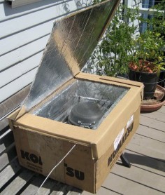 Cooking off the grid: Building a solar cooker. I pinned this thinking it was a good idea if i ever needed it but when I need the info i might not have access to view it. It does say off the grid as in power outage and no computer access.  I 'll pin anyways