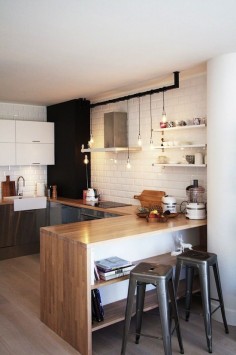 Cozy Modern Apartment In Poland #kitchen #homedecor #interiordesign