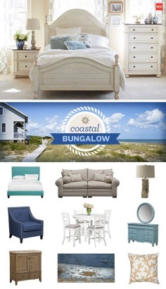 Create the coastal getaway you've always wanted in your own space with our Coastal Bungalow collection!