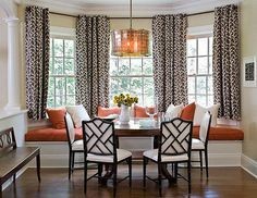 Curtains for kitchen nook