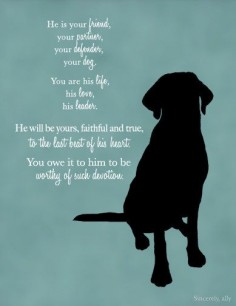 Custom Dog Quote Wall Art Print Dog Quote Pet by sincerelyally