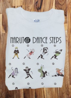 Custom Premium Naruto shippuden Opening Dance steps Funny Cosplay Shirt T-Shirt Tee