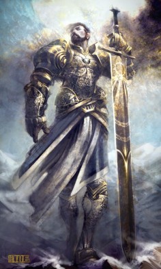 Daelegoth Orndeir, líder do culto herege do Sol Ascendido, (Male elite fire genasi cleric 10, sunmaster 10, evangelist 5, LN Medium outsider (native))
