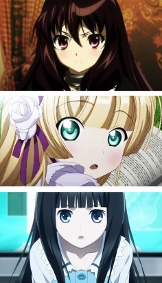 Dantalian no Shoka, Gosick, and Kamisama no Memou-Chou. Three great Mystery animes with female leads/detectives! ♥