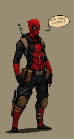 Deadpool redesign sketch by FonteArt on deviantART