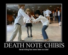 Death Note chibis. These kids are awesome.
